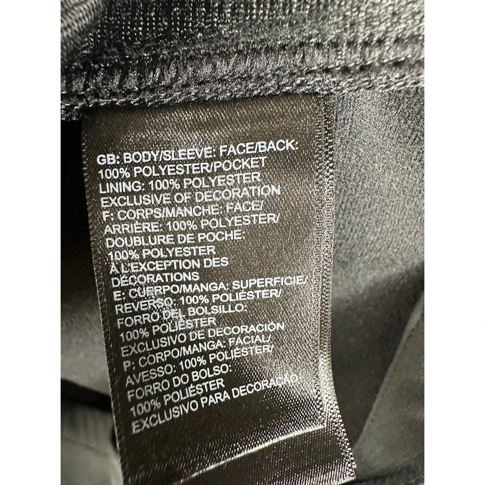 The North Face Men's Black Gray‎ Lightweight Full Zip Jacket Size M